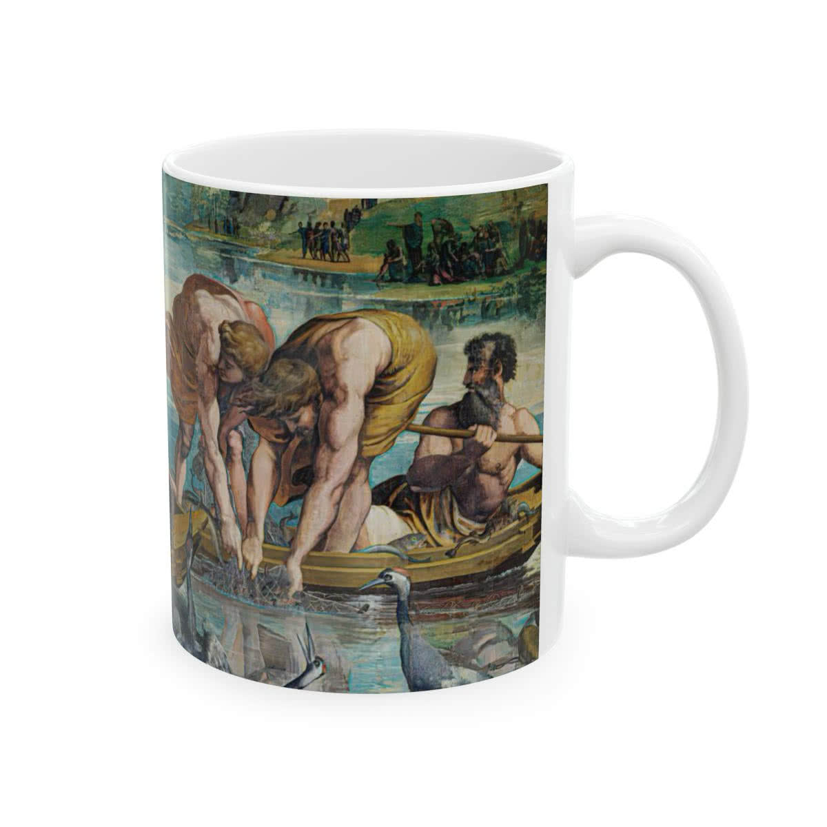 The Miraculous Draft of Fishes (1515) Mug – Raphael
