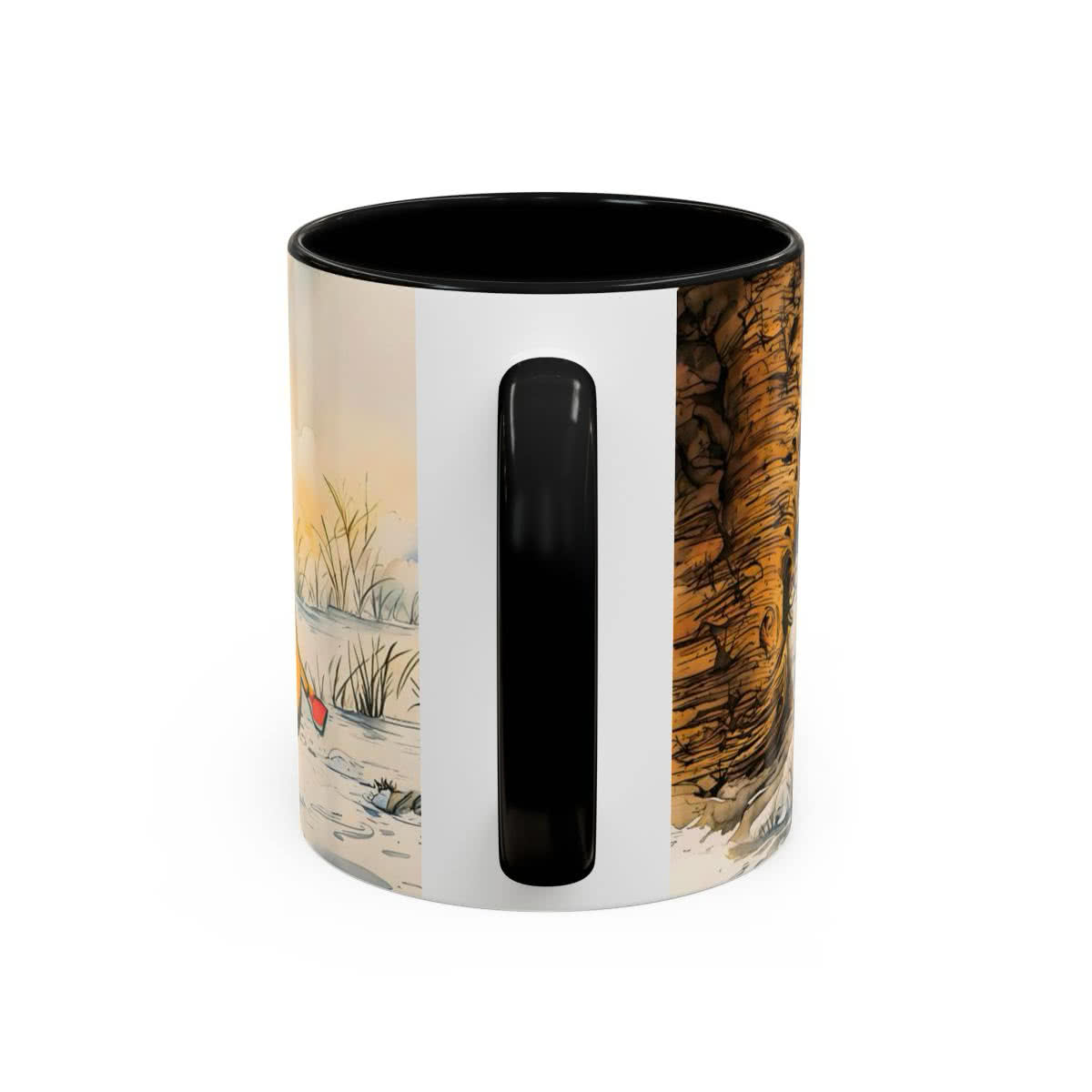 Pooh and Christopher Robin Umbrella River Mug