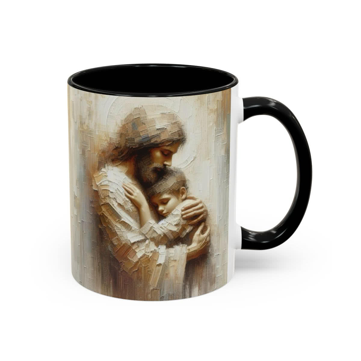 Jesus Embracing a Boy Mug