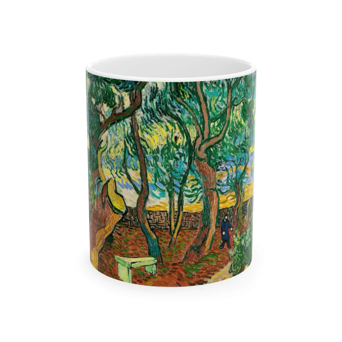 A Corner of the Asylum and the Garden Mug – Vincent van Gogh