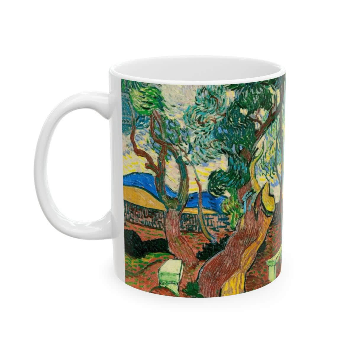 A Corner of the Asylum and the Garden Mug – Vincent van Gogh