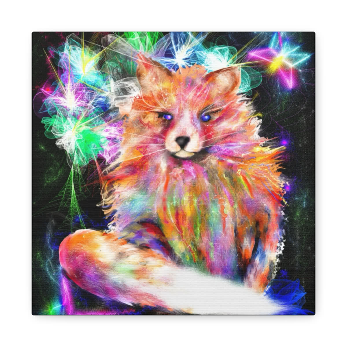 Mystic Fox Fantasy Canvas Wall Art
