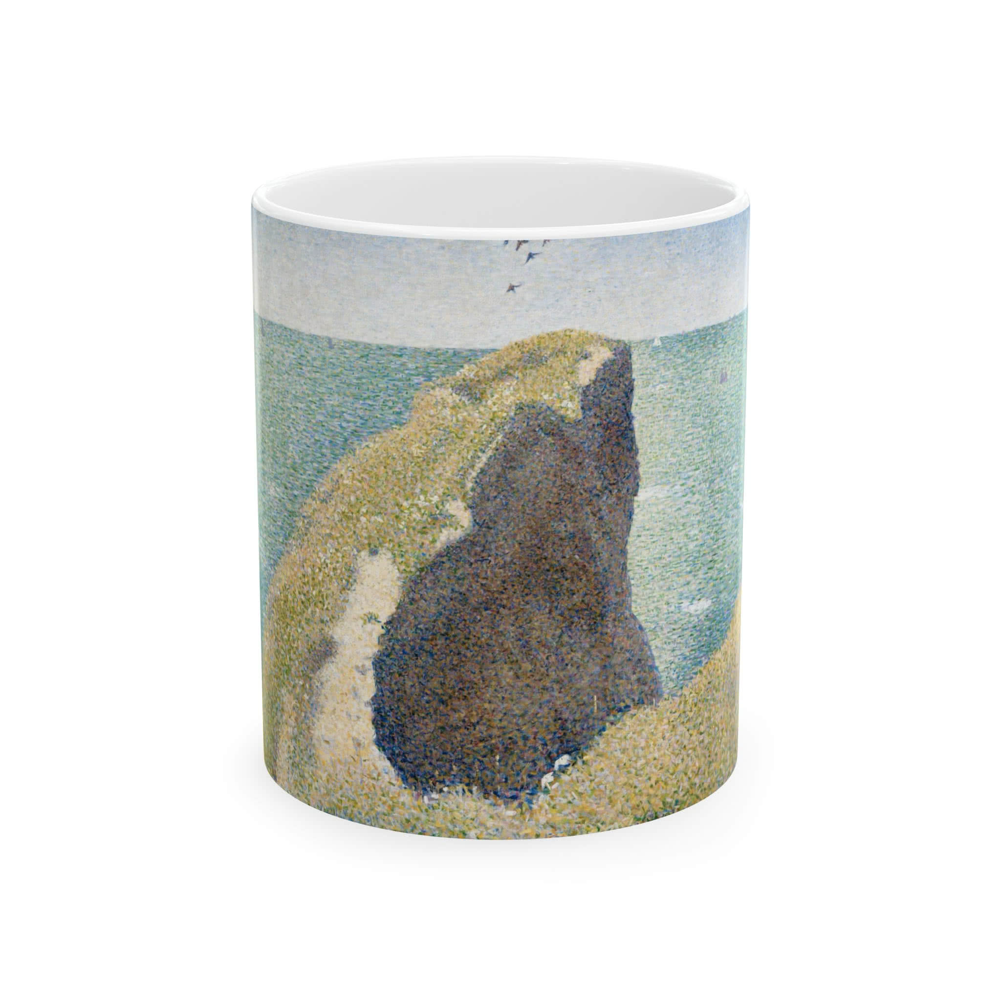 Le Bec du Hoc, Grandcamp Mug – Georges Seurat