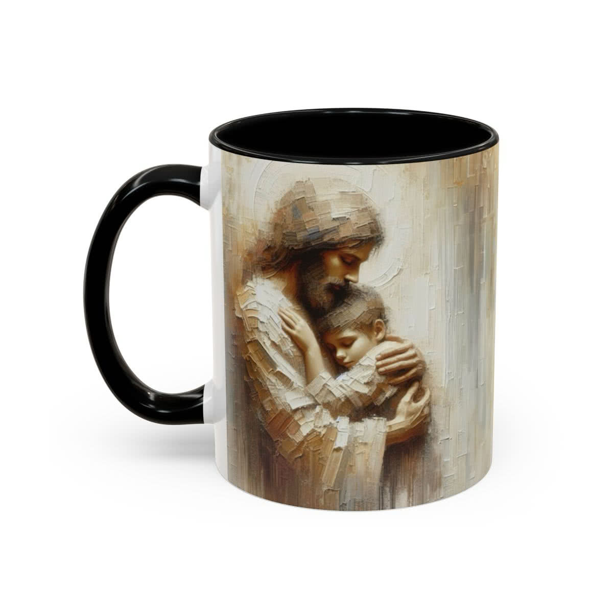 Jesus Embracing a Boy Mug