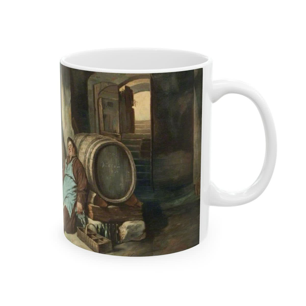 Monks in a Cellar (1873) Mug