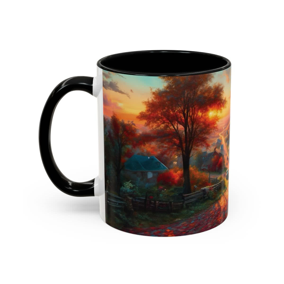 Scenic Church and Village Mug