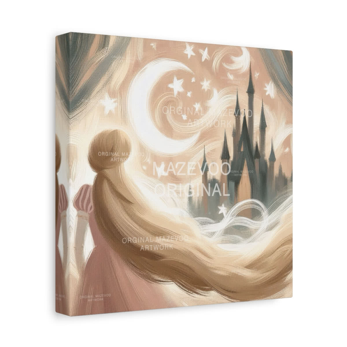 Rapunzel: Stardust Braids Storybook Canvas Wall Art