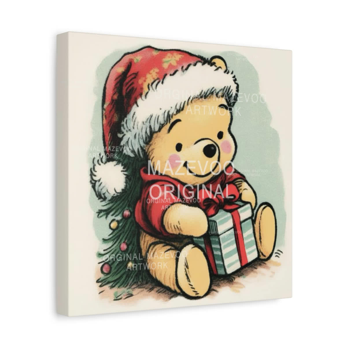 Winnie the Pooh: The Joy of Giving Canvas Wall Art