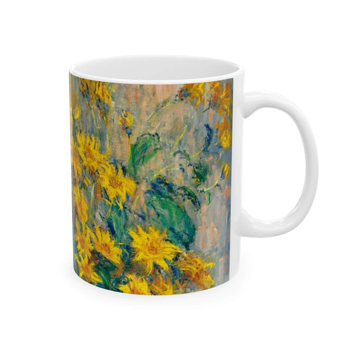 Jerusalem Artichoke Flowers Mug – Claude Monet