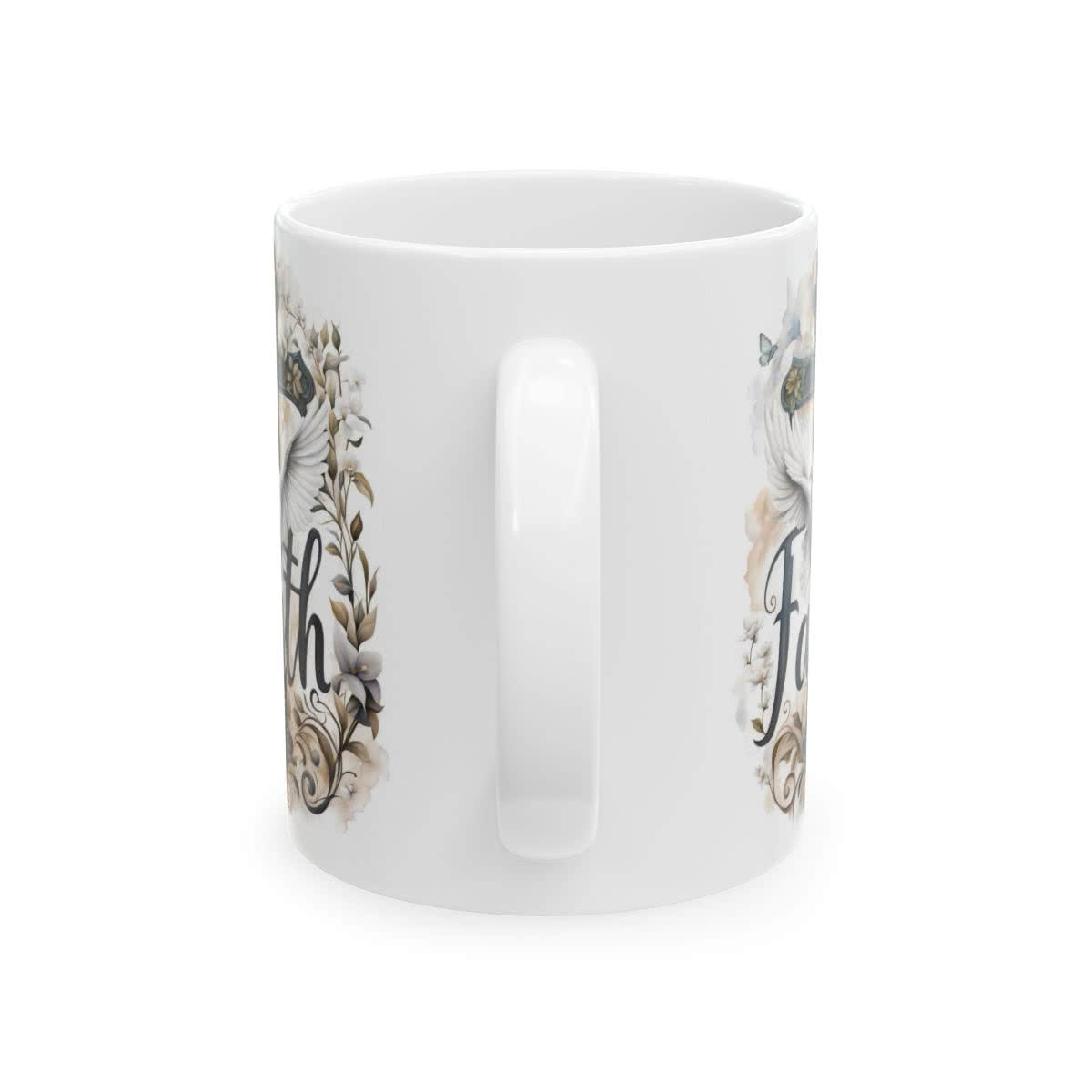 Faith, the Cross, and the Holy Spirit Mug
