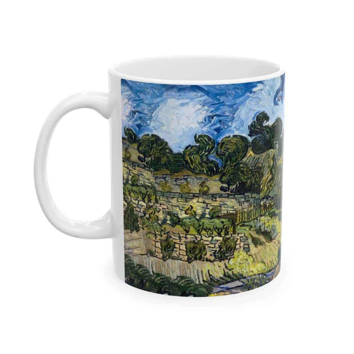 Thatched Cottages at Cordeville Mug – Vincent van Gogh