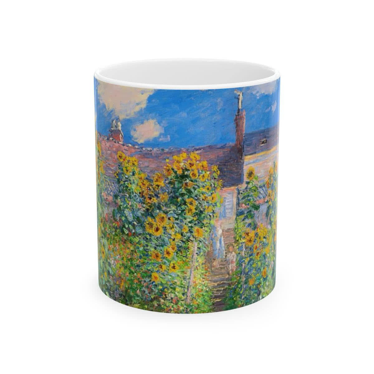 The Artist's Garden at Vétheuil Mug – Claude Monet