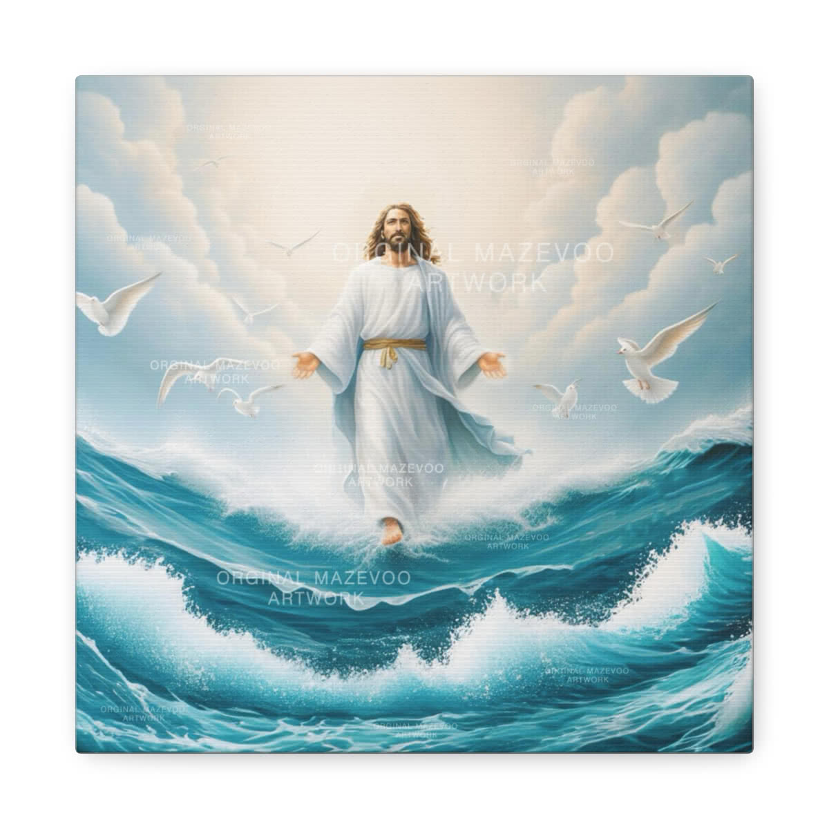 Jesus Walks on Water — Canvas Design I Canvas Wall Art