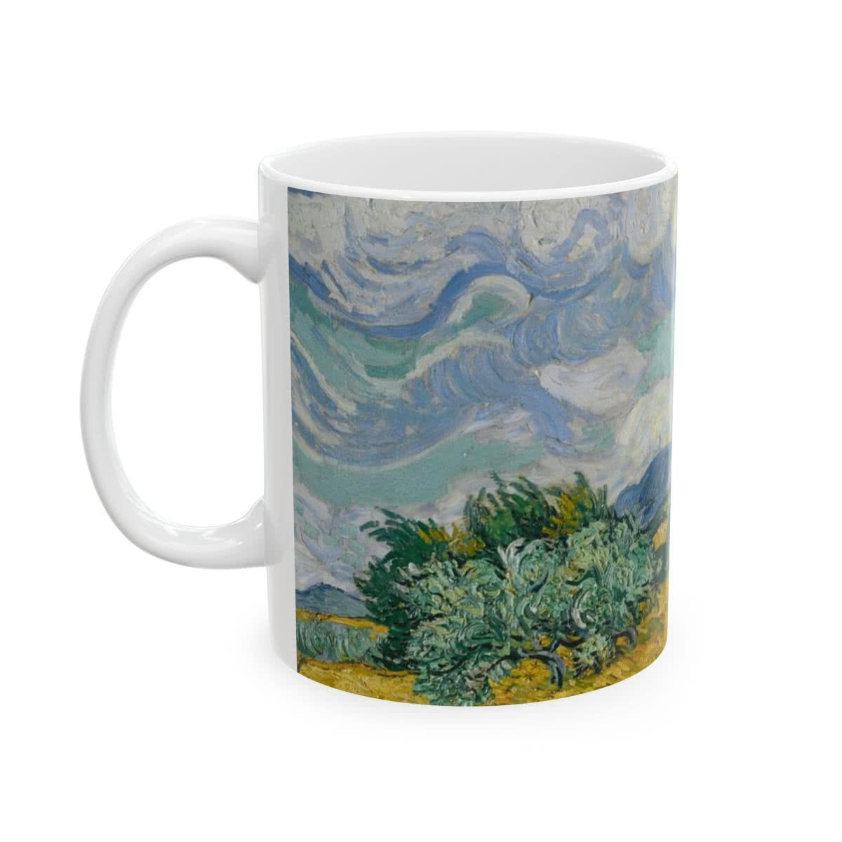 Wheat Field with Cypresses Mug – Vincent van Gogh