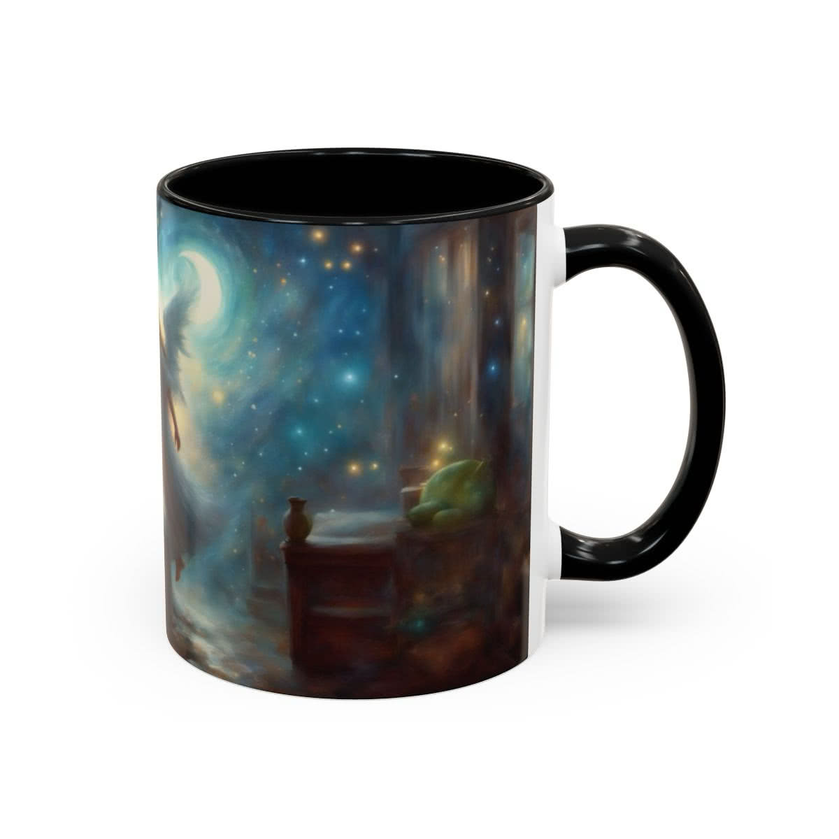 Angel Praying over a Boy Mug
