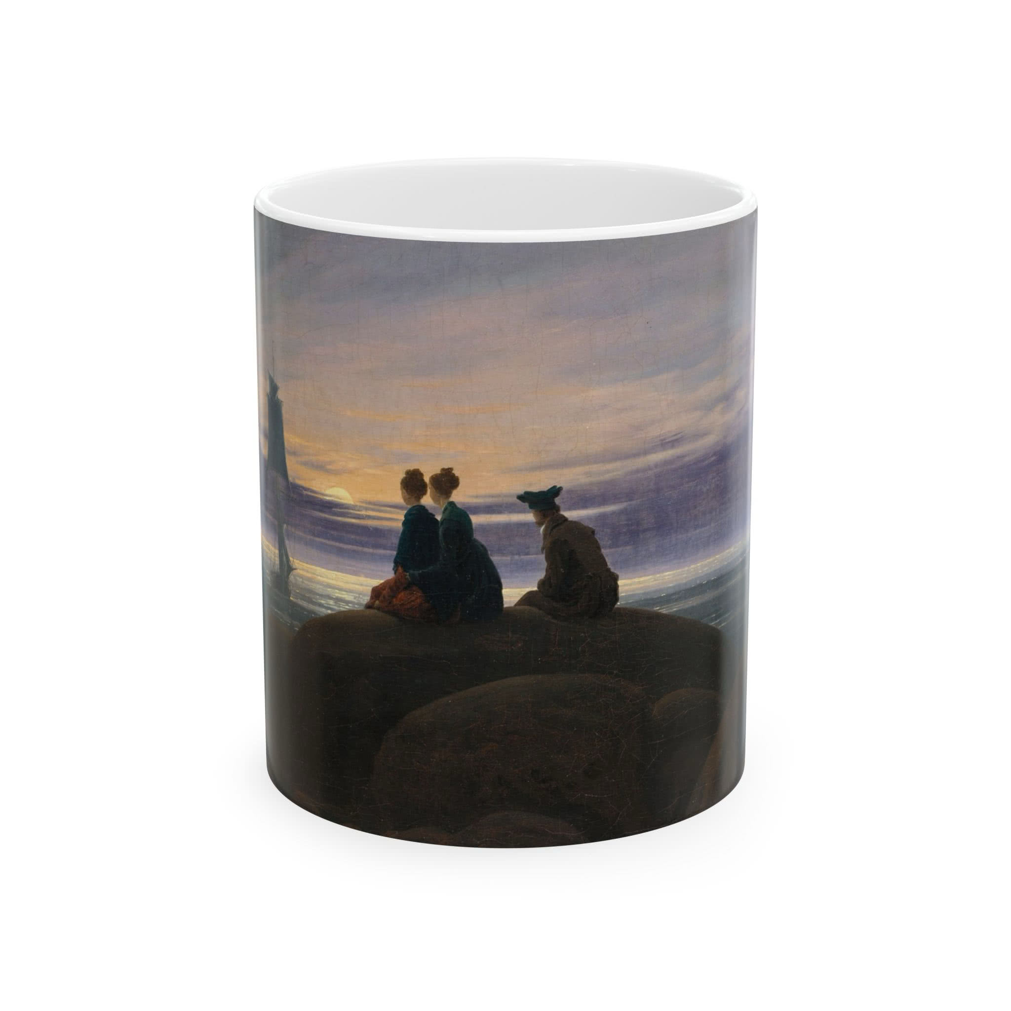 Moonrise over the Sea Mug – Caspar David Friedrich