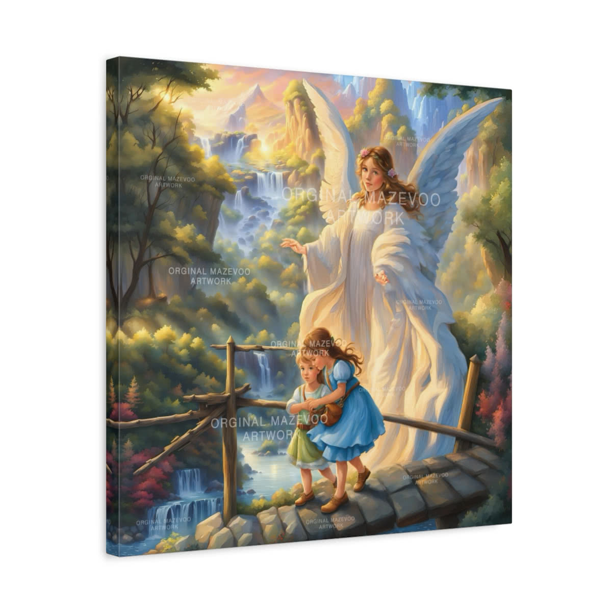 Guardian Angel Canvas Wall Art