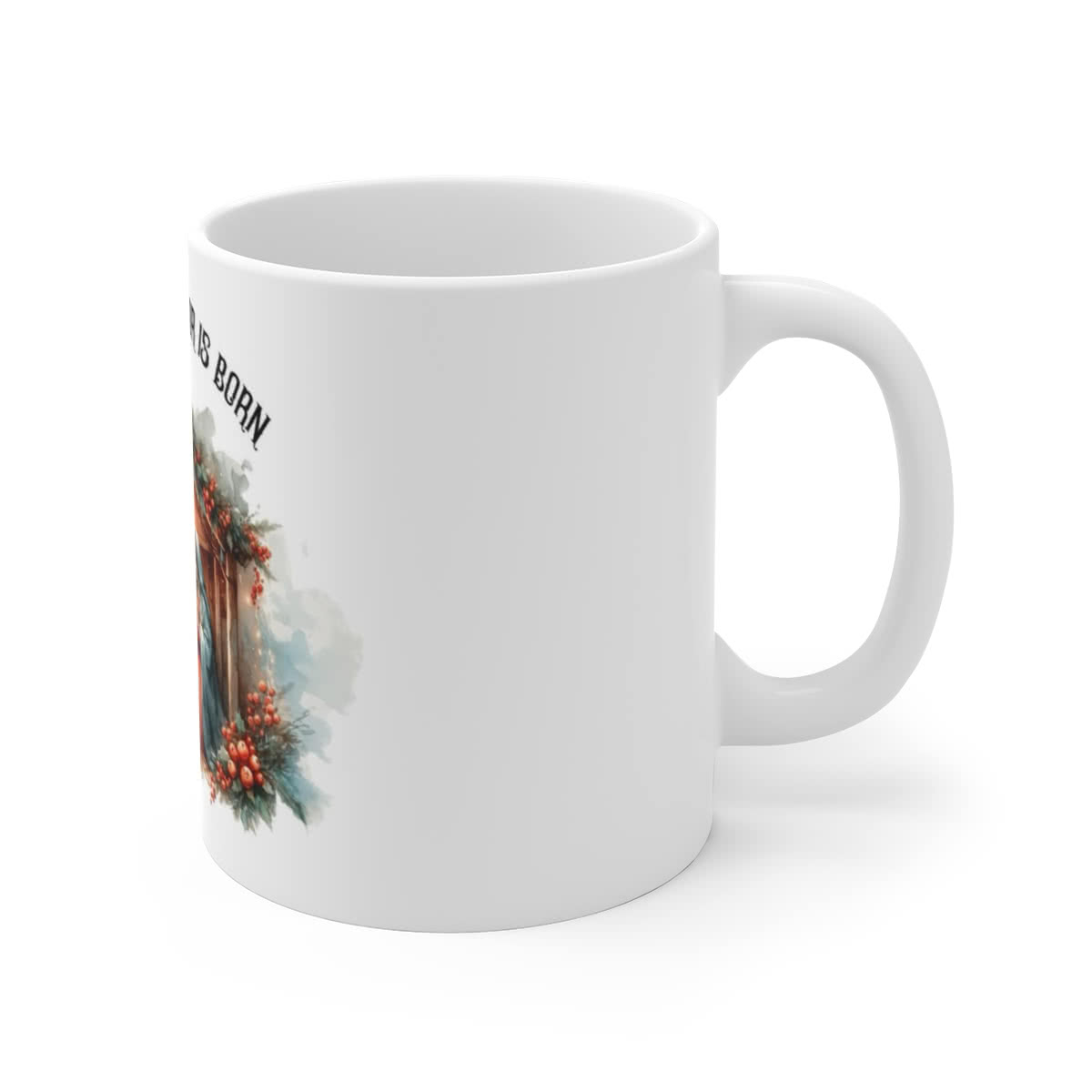 Christ the Savior Is Born Nativity Mug