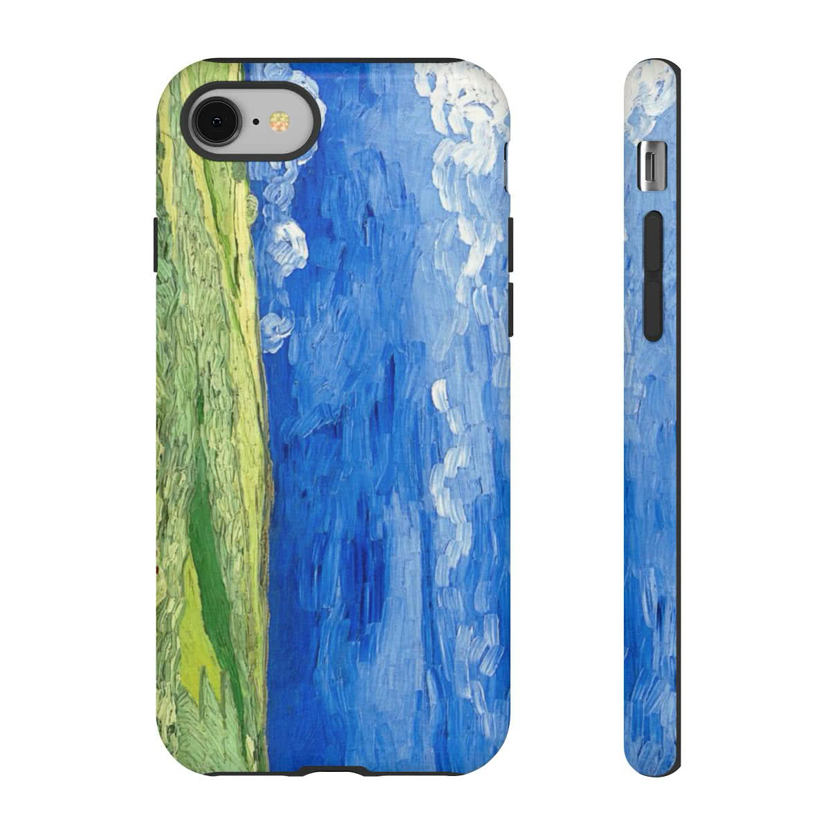 Wheatfield Under Thunderclouds Phone Case – Vincent van Gogh