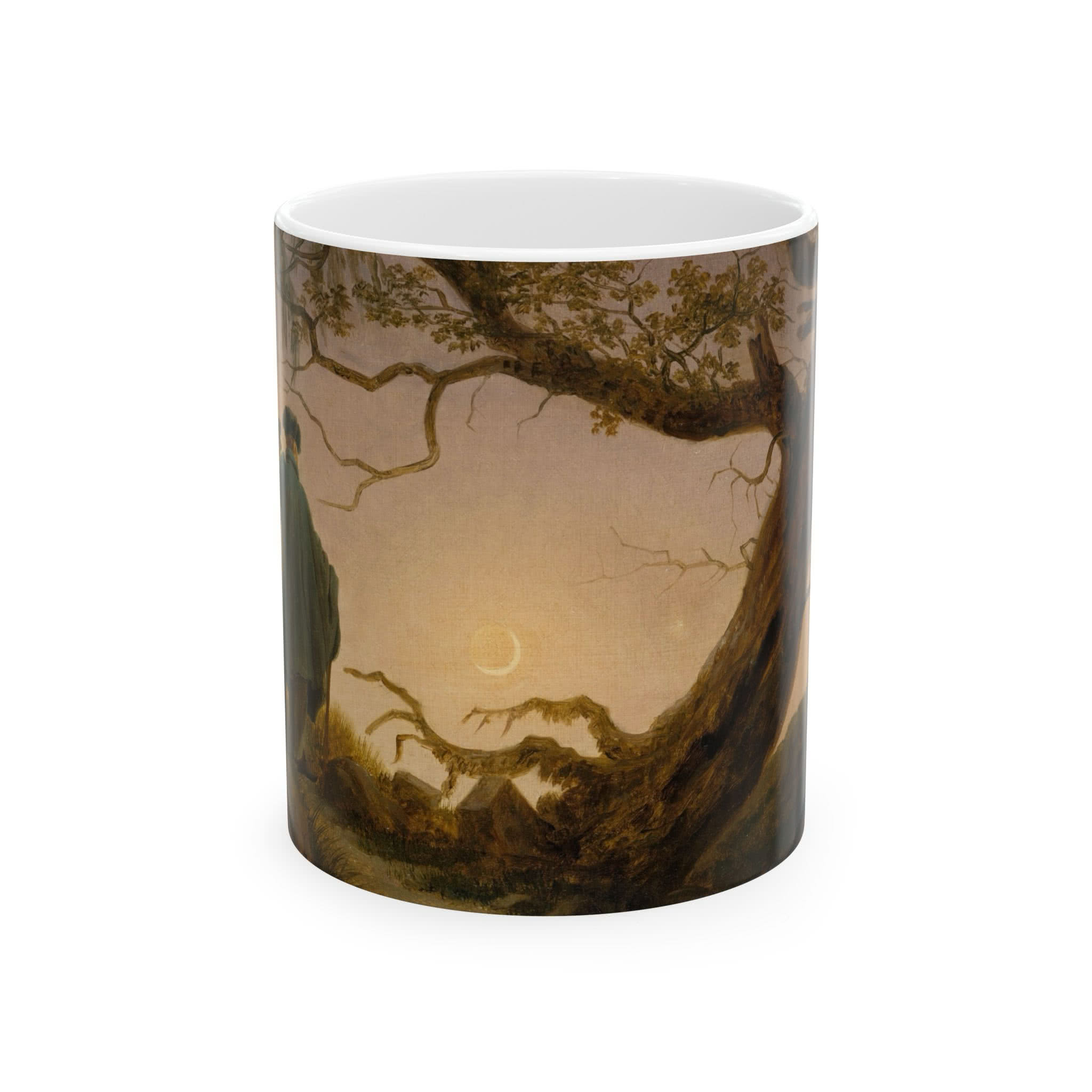 Two Men Contemplating the Moon Mug – Caspar David Friedrich