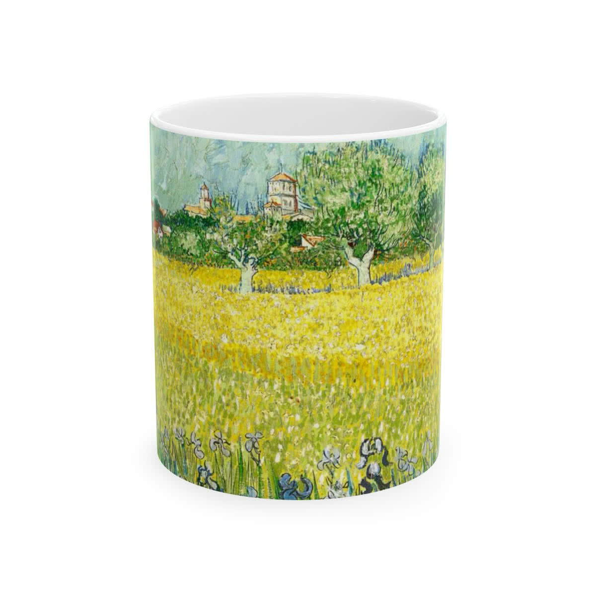 Field with Flowers near Arles Mug – Vincent van Gogh