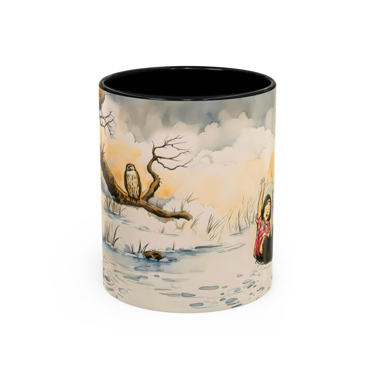 Pooh and Christopher Robin Umbrella River Mug