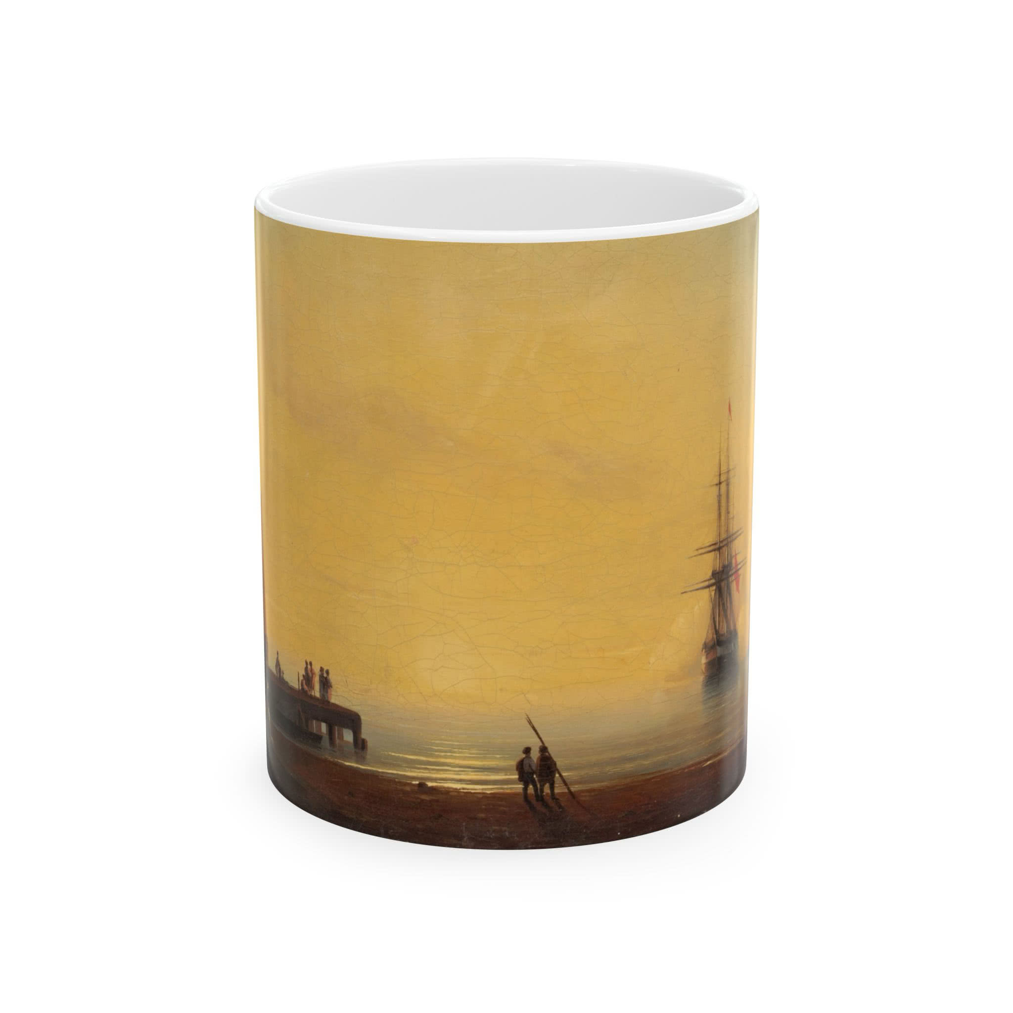In the Roads, Evening Mug – Ivan Aivazovsky