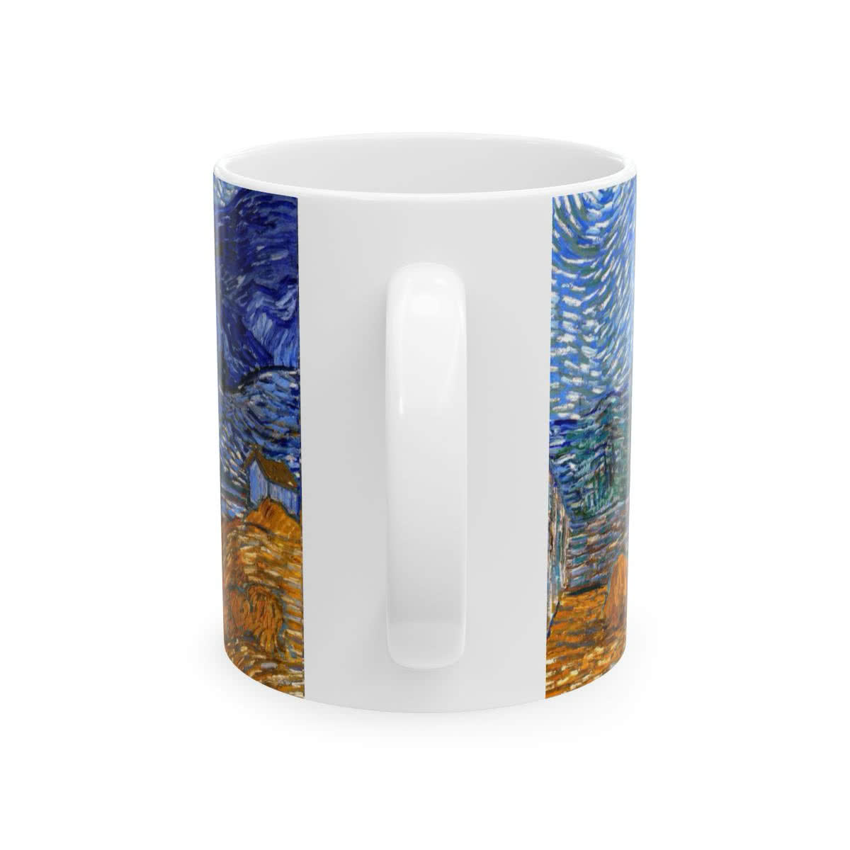 Landscape with Wheat Sheaves and Rising Moon Mug – Vincent van Gogh