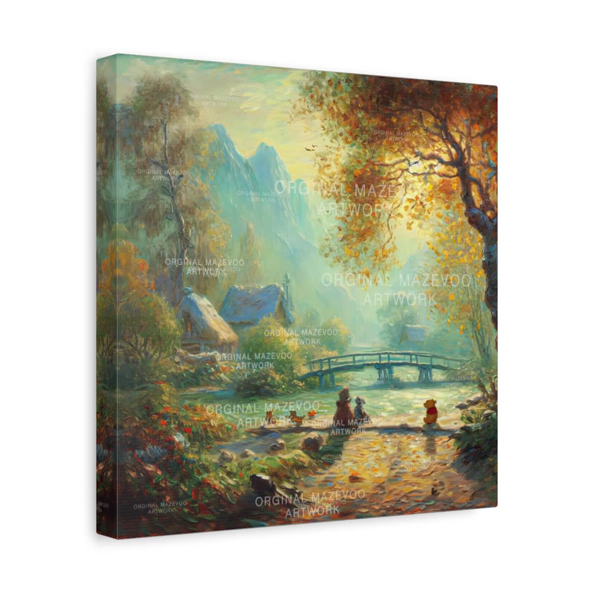 Winnie the Pooh: Reflections of the 100 Acre Wood Canvas Wall Art