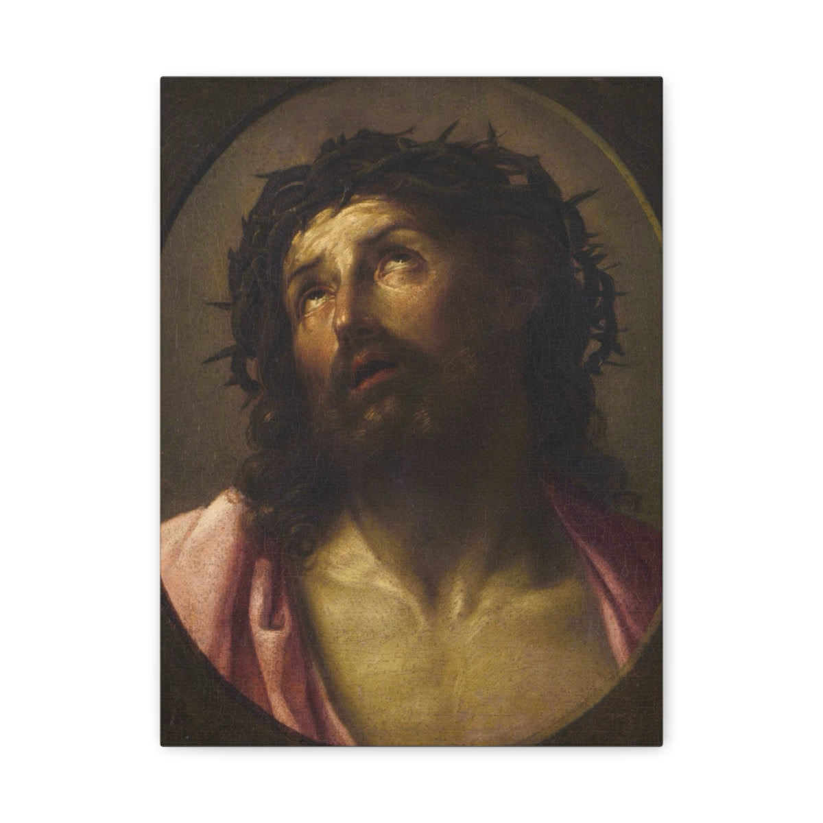 Man of Sorrows (17th-c) Canvas Wall Art