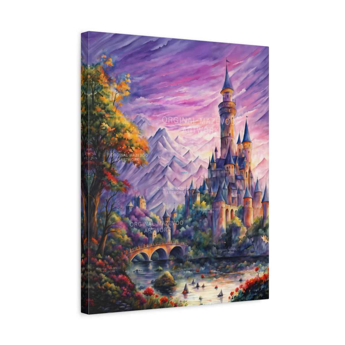 Rapunzel: Royal Castle Retreat Storybook Canvas Wall Art
