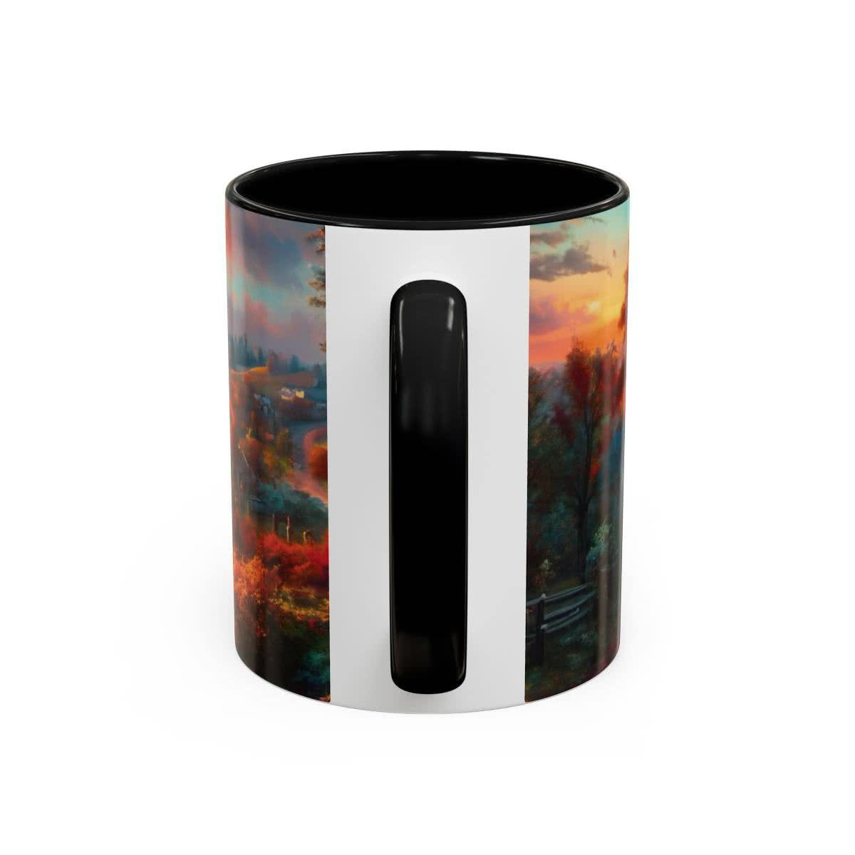Scenic Church and Village Mug