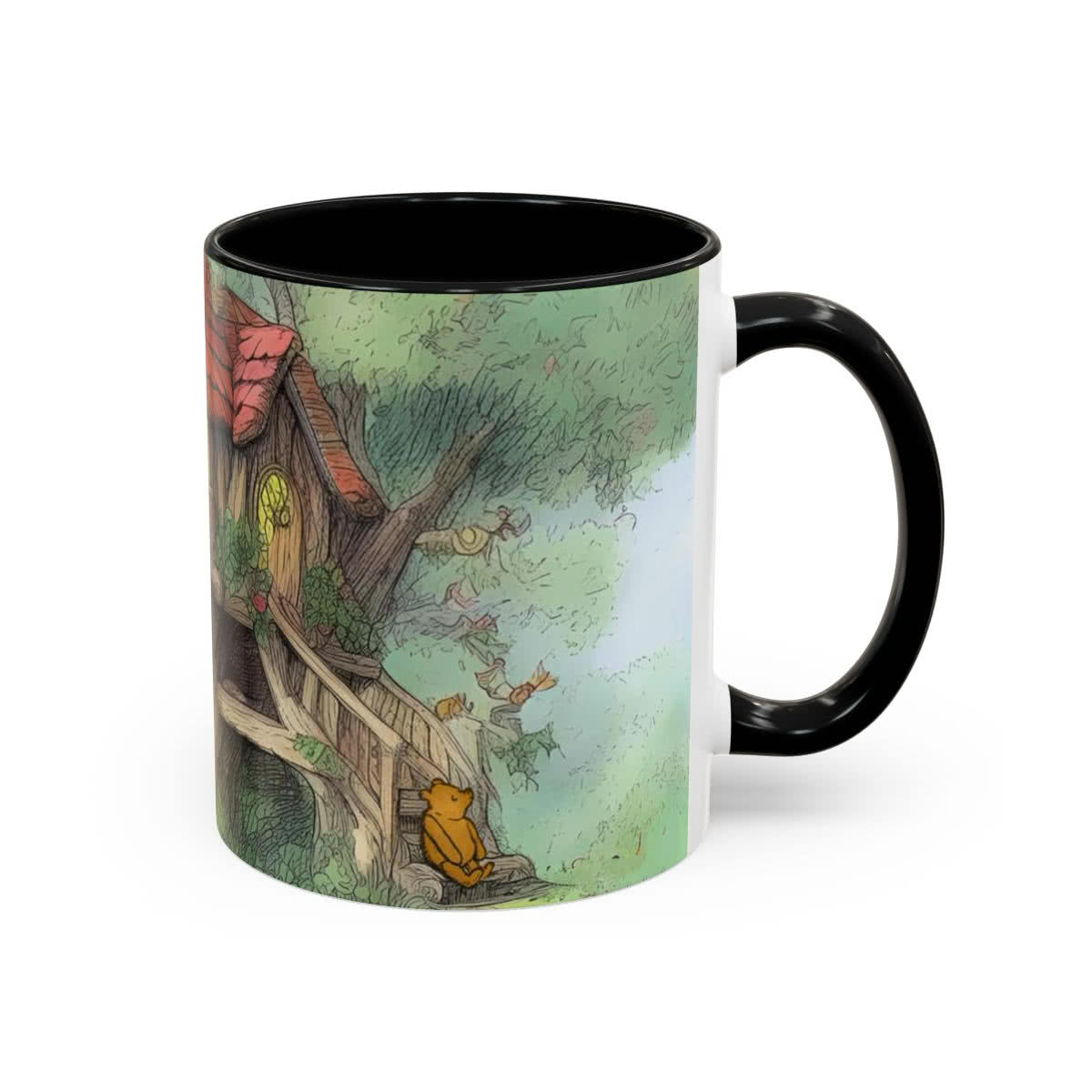 Owl and Pooh Bear Mug