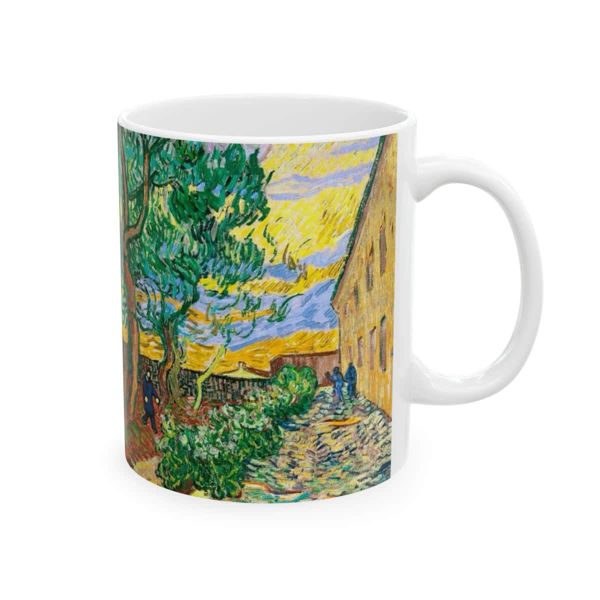 A Corner of the Asylum and the Garden Mug – Vincent van Gogh