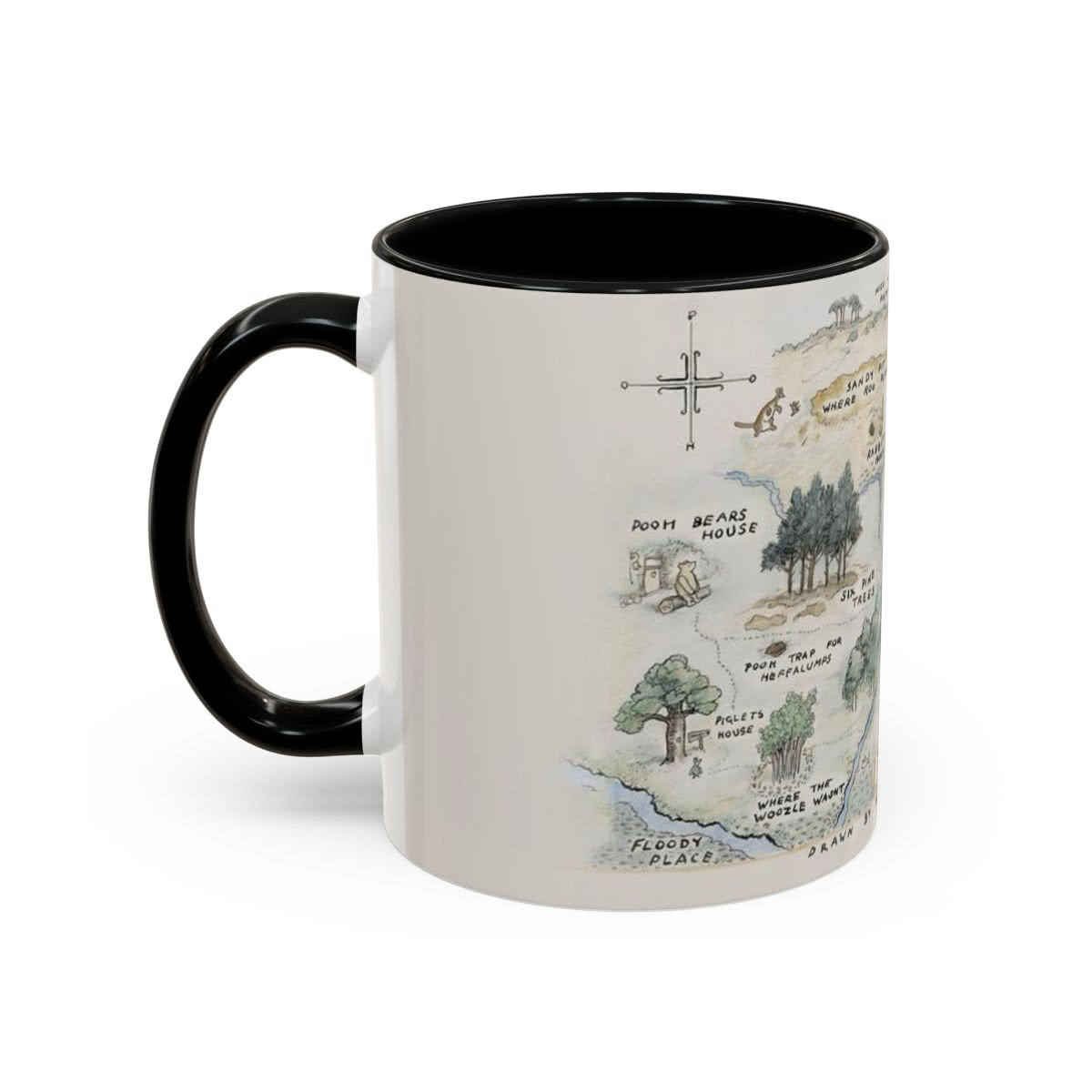 Winnie the Pooh Map Mug