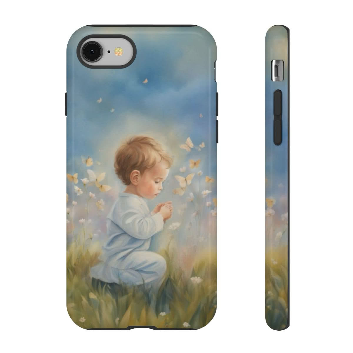 Baby Boy in Prayer Phone Case – Mazevoo Original