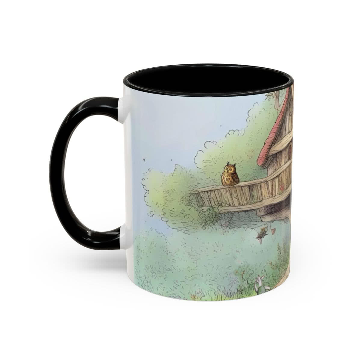 Owl and Pooh Bear Mug