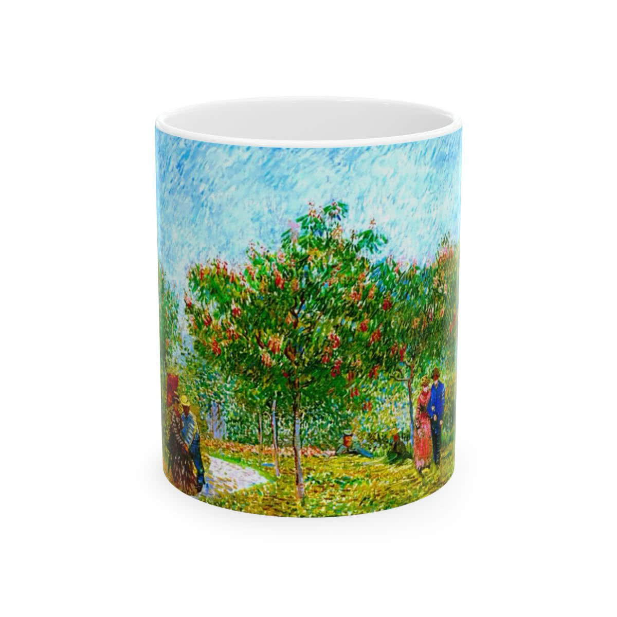 Garden with Courting Couples: Square Saint-Pierre Mug – Vincent van Gogh