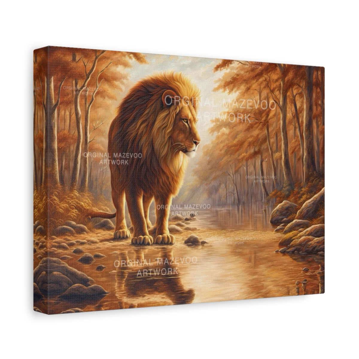 The Lion and the Lamb Canvas Wall Art