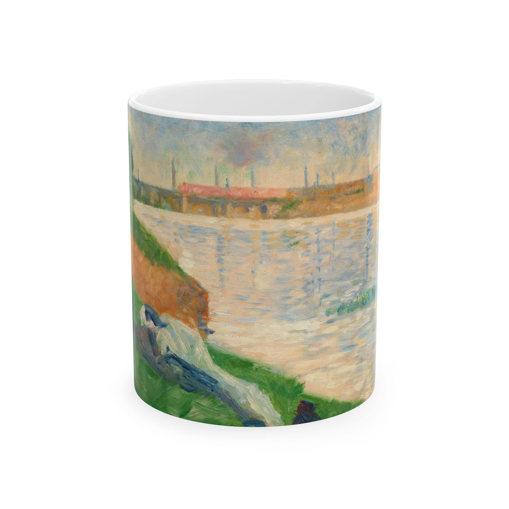 Clothes on the Grass—Study for Bathers at Asnières Mug – Georges Seurat