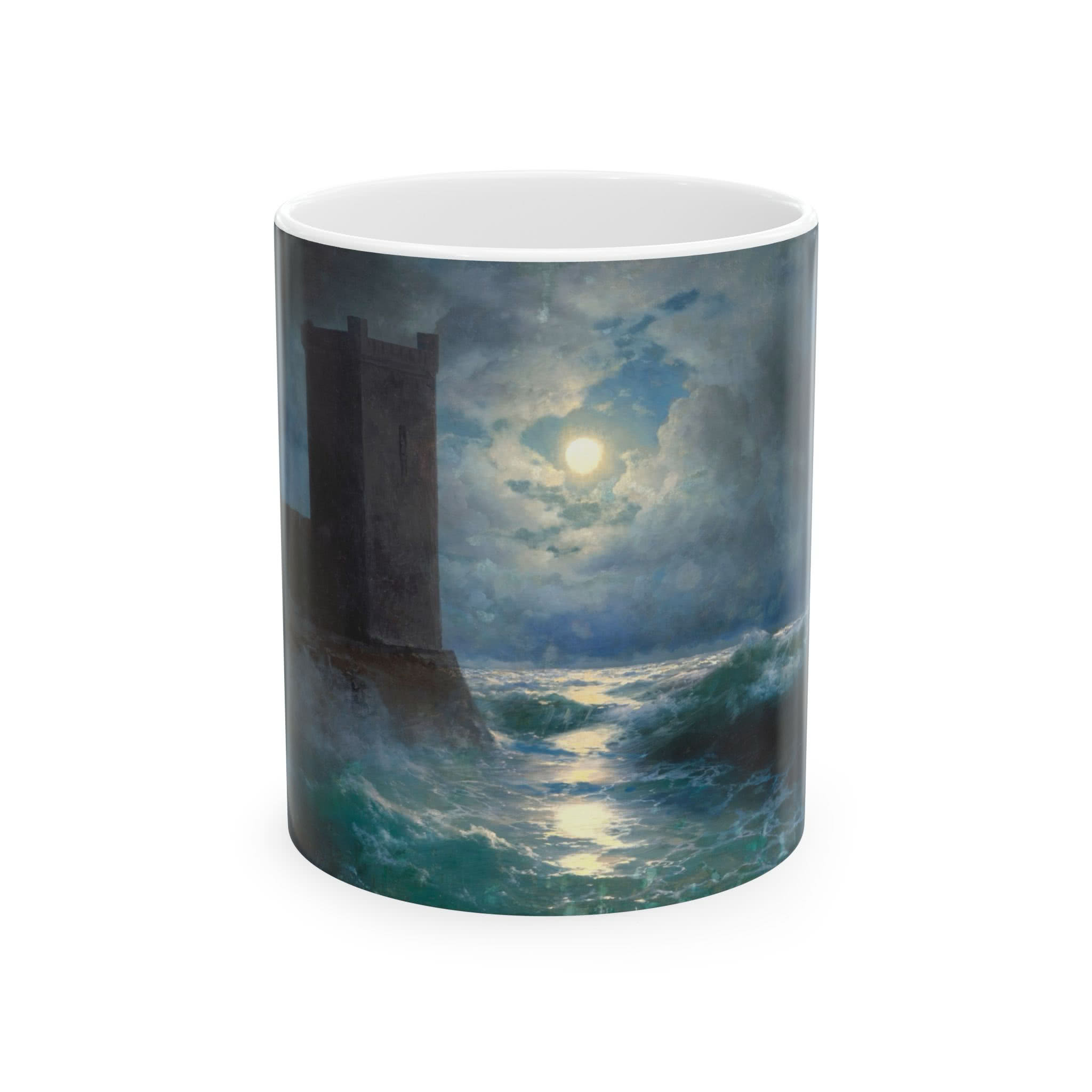 Genoese Towers in the Black Sea Mug – Ivan Aivazovsky