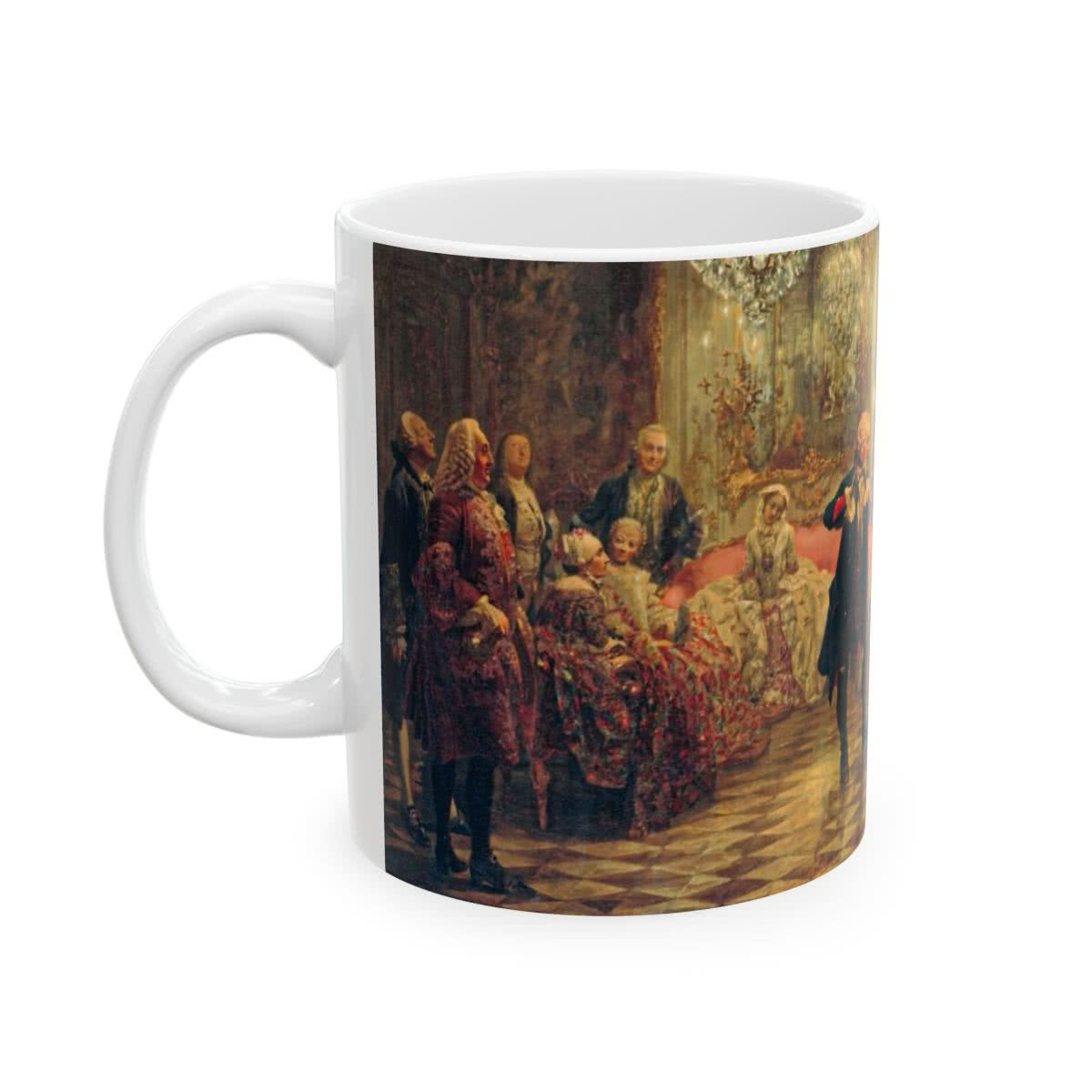 Flute Concert with Frederick the Great in Sanssouci Mug – Adolph Menzel