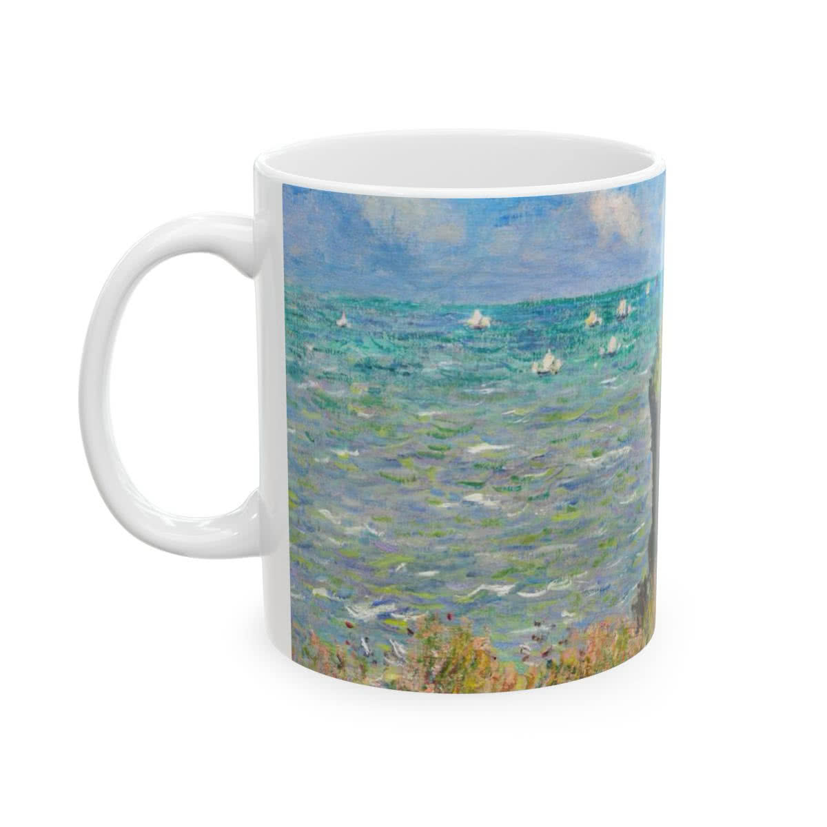 Cliff Walk at Pourville Mug – Claude Monet