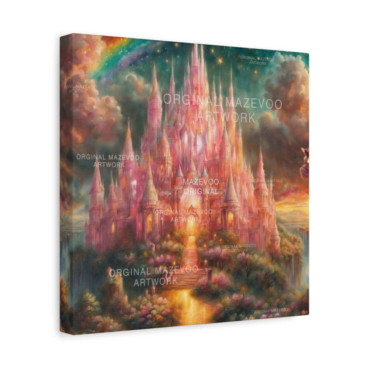 Wizard of Oz: Glinda, the Good Witch’s Sanctuary Storybook Canvas Wall Art