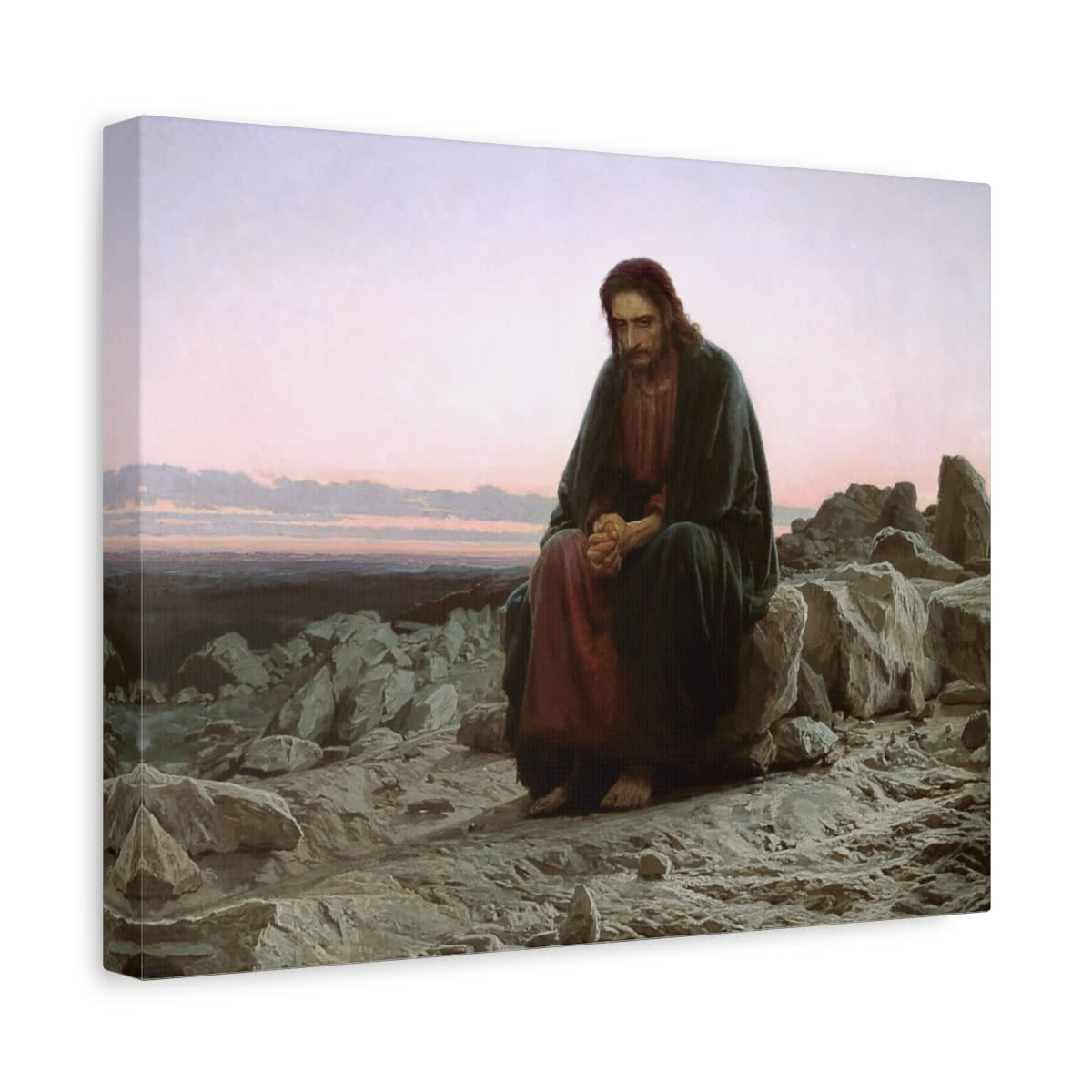 Christ in the Wilderness Canvas Wall Art