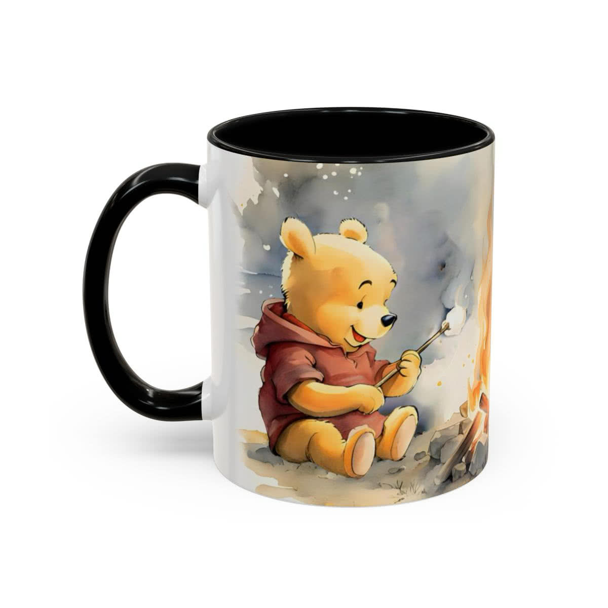 Pooh Bear Roasting Marshmallows Mug