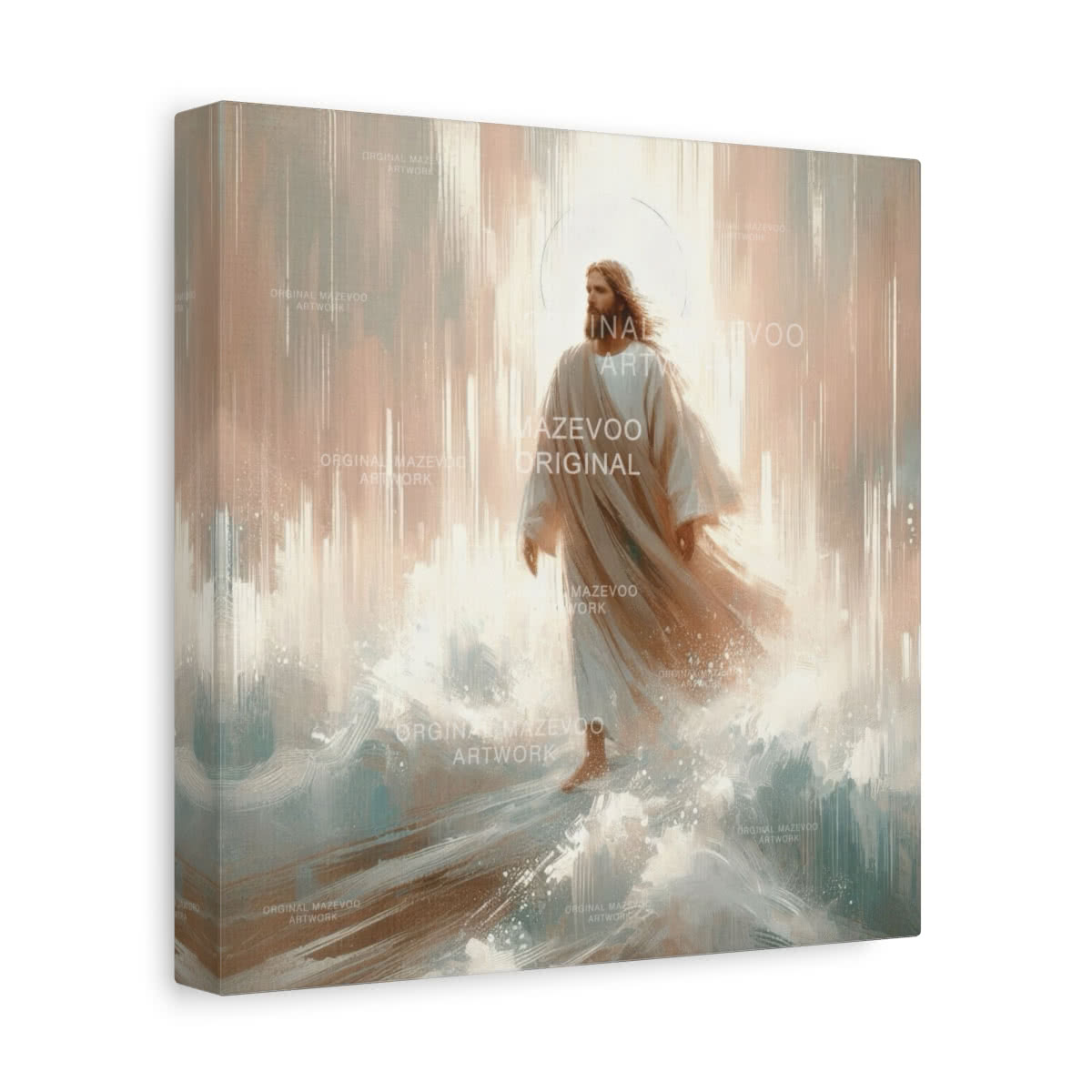 Jesus Walks on Water — Canvas Design III Canvas Wall Art