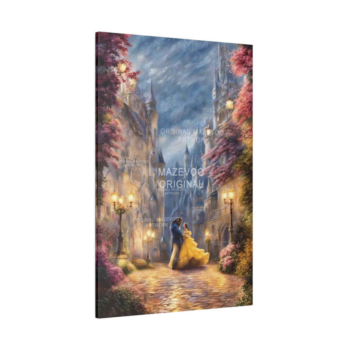 Beauty and the Beast — Canvas Design II Storybook Canvas Wall Art