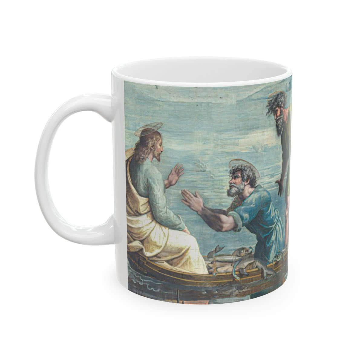The Miraculous Draft of Fishes (1515) Mug – Raphael