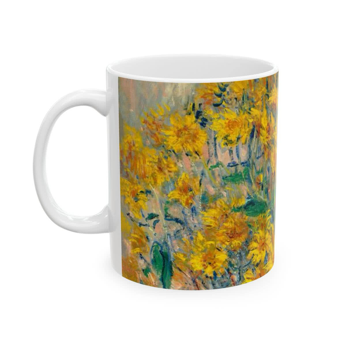 Jerusalem Artichoke Flowers Mug – Claude Monet